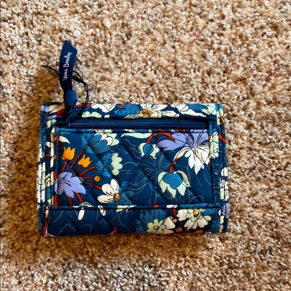 Vera Bradley Blue Floral Wallet - Picture 2 of 3